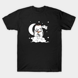 Night With Super Maneki Neko T-Shirt